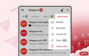 قابلیت جدید تلگرام: امکان اشتراک گذاری پوشه (فولدر)
