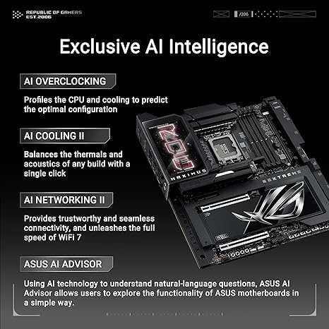 ویژگی هوش مصنوعی مادربرد Z890 Maximus Extreme