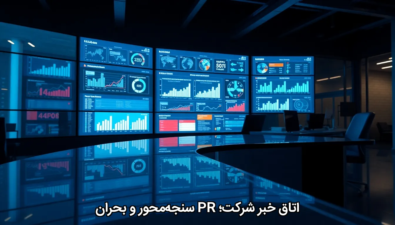 اتاق خبر شرکت؛ PR سنجه محور و بحران