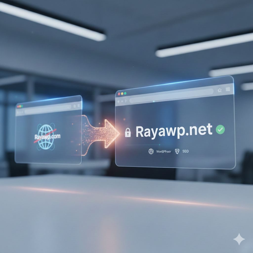 اطلاعیه: آدرس وب‌سایت رایا وردپرس رسماً به Rayawp.net تغییر کرد