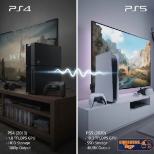 بررسی تفاوت نسخه PS5 و PS4 در بازی‌ها