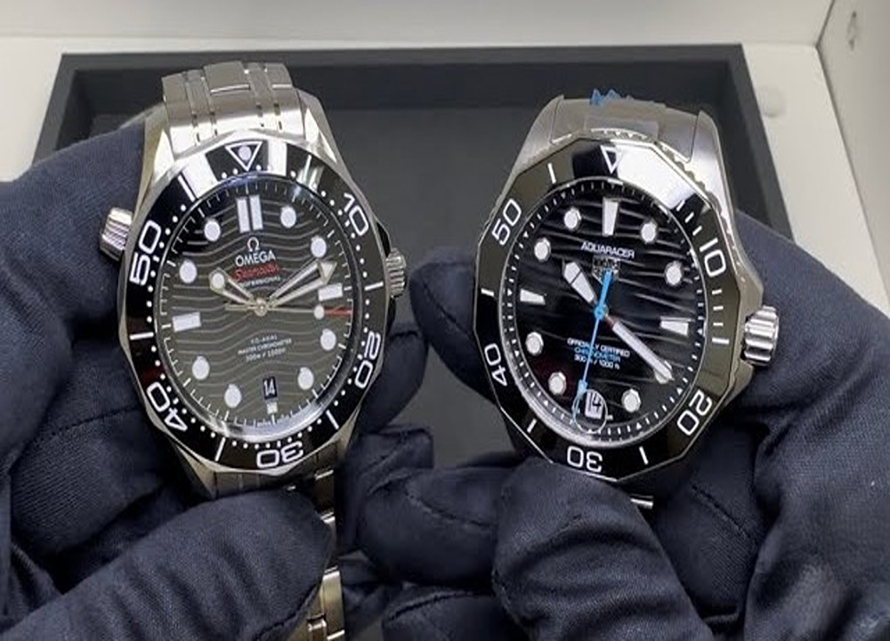 مقایسه ساعت مچی امگا سی‌مستر و تگ هویر Aquaracer