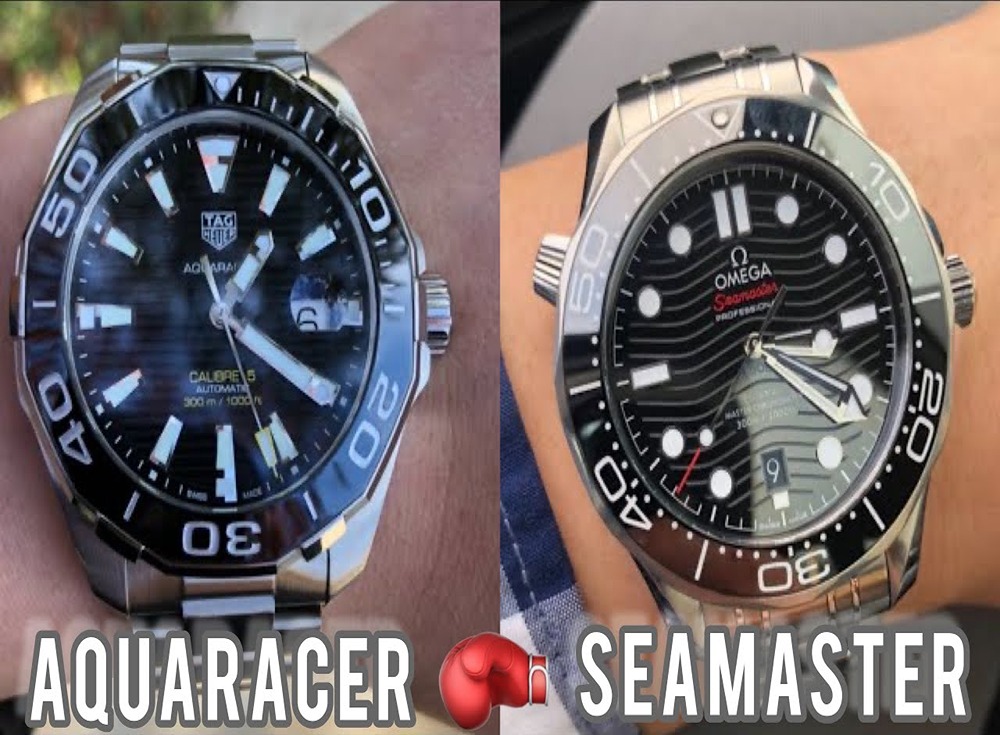 مقایسه ساعت مچی Omega Seamaster و TAG Heuer Aquaracer از لحاظ تنوع مدل