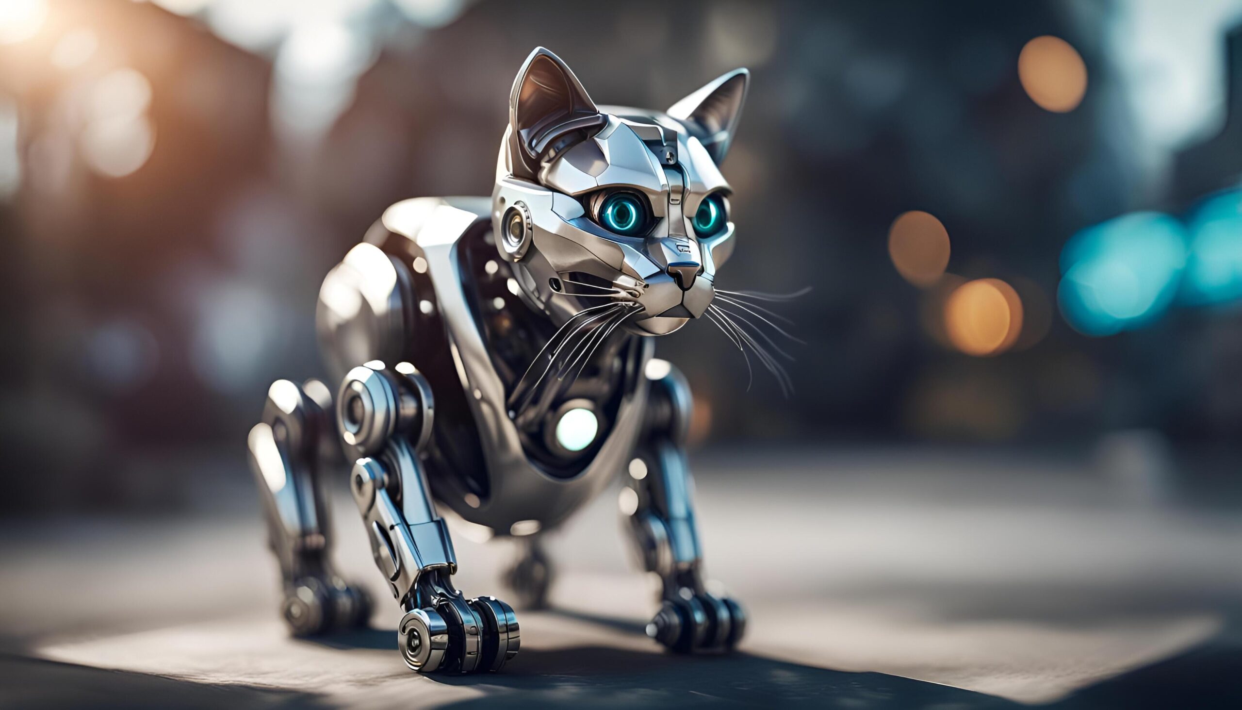 AI generated robotic pet cat 38521585 Stock Photo at Vecteezy