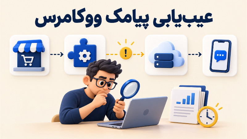 علت ارسال نشدن پیامک در افزونه پیامک ووکامرس و چک لیست بررسی اتصال و تنظیمات