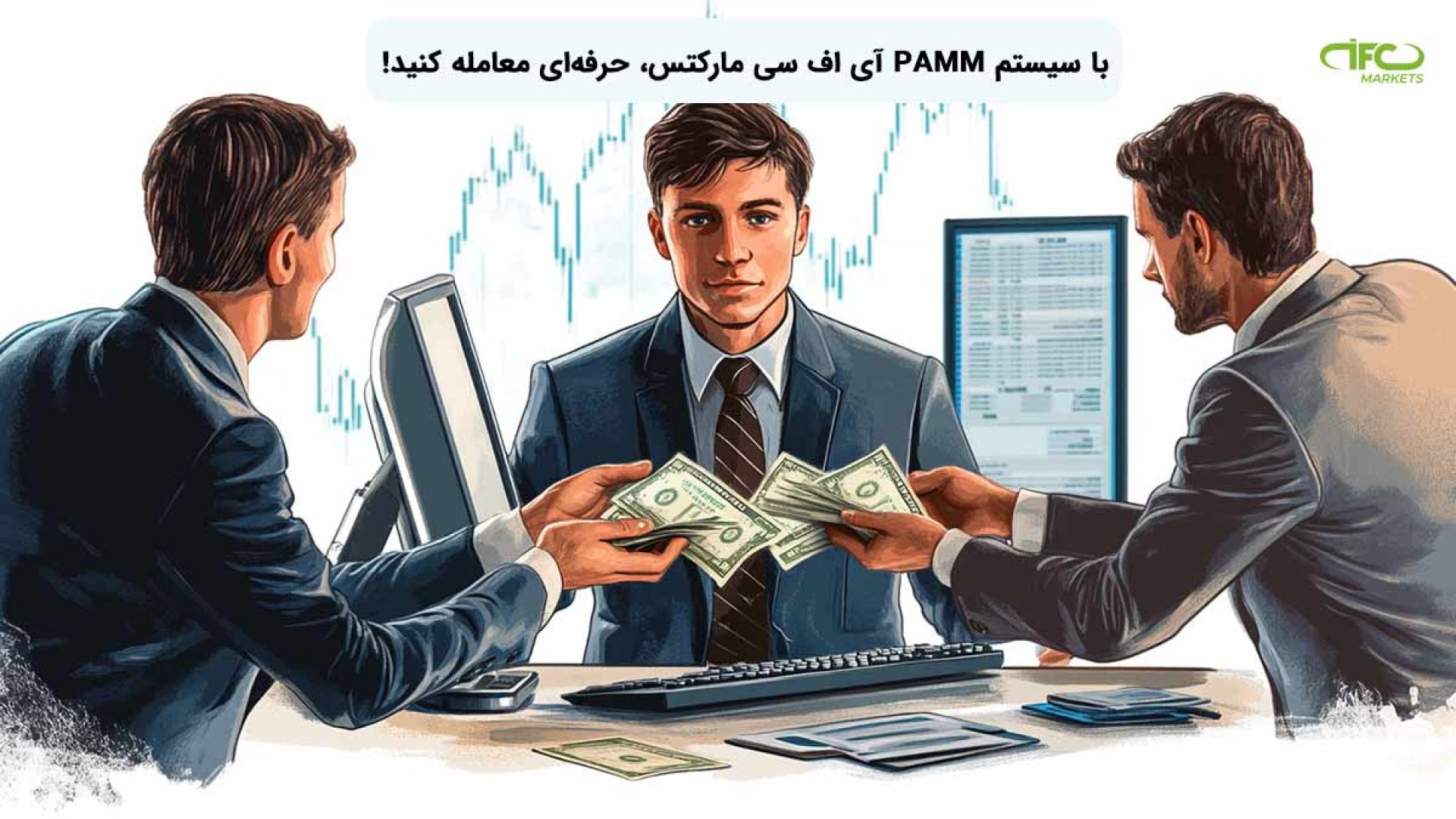 با سیستم PAMM آی اف سی مارکتس، حرفه‌ای معامله کنید!