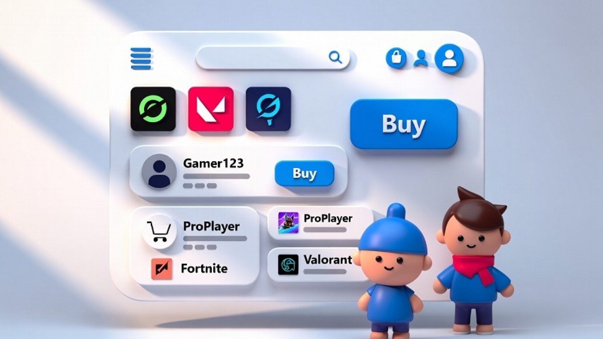 طراحی سایت فروش اکانت